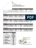 Jadwal Pelajaran