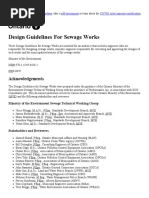 Design Guidelines For Sewage Works Ontario CANADA