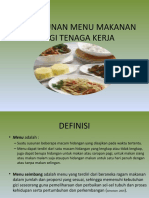 Penyusunan Menu Makanan