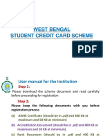 West Bengal Student Credit Card Scheme