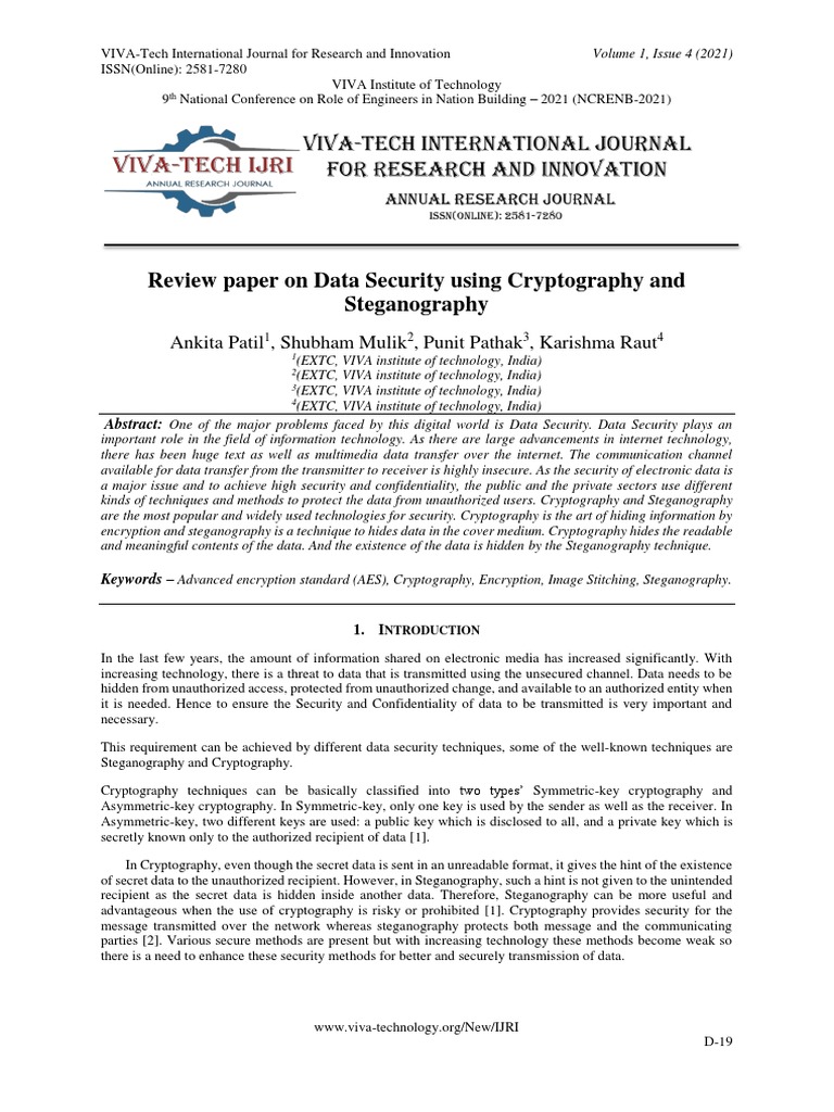 Advantages and Disadvantages of Steganography | PDF | Cryptography ...