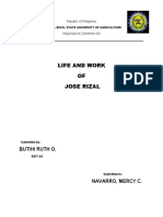 Life and Work OF Jose Rizal: Butihi Ruth O