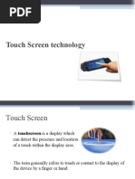 Touch Screen Technology