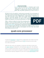 Quad-Core Processor: CPU Integrated Circuit Cache