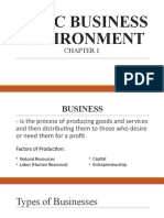 Ch1-Basic Business Environment