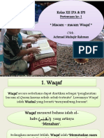 Pertemuan Ke-1 Waqaf