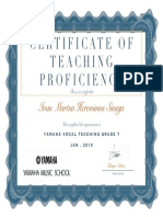 Certificate of Teaching Proficiency: Ivan Martua Heronimus Sinaga