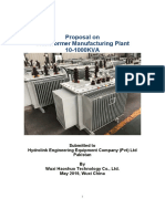 Transformer Manufacturing Plant Proposal