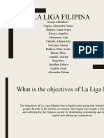 Objectives and Founding of La Liga Filipina