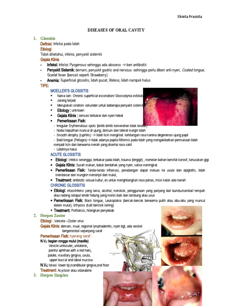 Diseases of Oral Cavity PDF