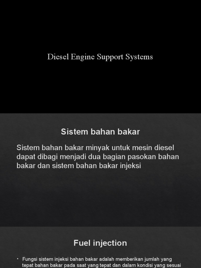 Sistem Pendukung Mesin Diesel | PDF | Griya & Taman | Komputer
