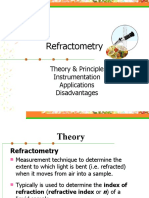 Refractometry: Theory & Principle Instrumentation Applications Disadvantages
