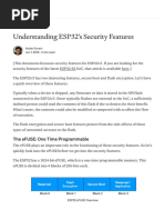 Understanding ESP32's Security Features - by Kedar Sovani - The ESP Journal - Medium