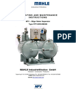 Mahle Bilge Water Separator Type PPT-BWS:MESB 5,0 - 5ppm Instruction Manual