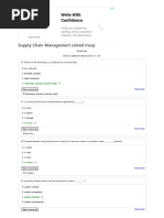 Supply Chain Management Solved MCQS: Write With Con Dence