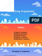 READING- Arguments