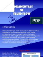 Fundamentals of Fluid flow