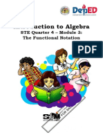 Algebra Q4 Module 3 - Functional Notation