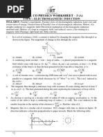 Inc. Sr. Co Physics Worksheet - 3 (A)