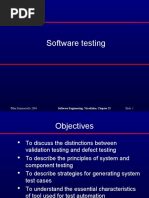 Software Testing: ©ian Sommerville 2004