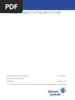 Metasys System Configuration Guide: Building Technologies & Solutions 2020-08-12 LIT-12011832 Release 10.1