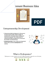 Government Business Idea-Entrepreneurship Development