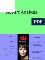 Advert Analysis