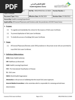 DOH Sick Leave Attestation Standards | PDF | Medicine | Health Care