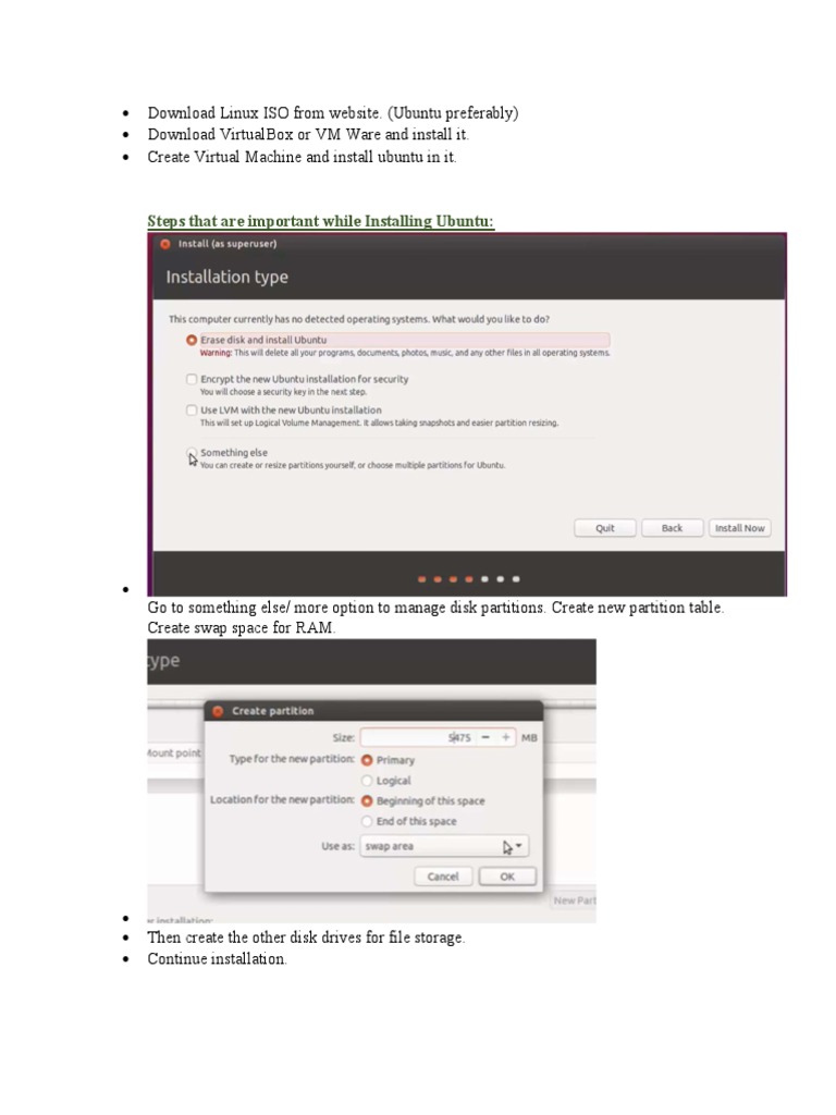 Ubuntu Installation and Command Guide | PDF | Computer File | Computer ...