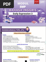 Bahasa Inggris - 9 SMP - Daily Expression 3