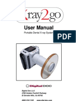 User Manual: Portable Dental X-Ray System
