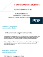 Maximising Oil Recovery Through Reservoir Simulation