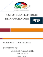 Use of Plastic Fibre in Reinforced Concrete