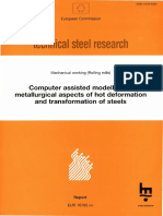 1994 HERMAN Computer Assisted Modelling of Metallurgical Aspects of Hot Deformation and Transformation of Steels