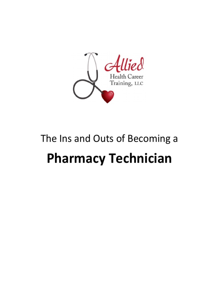 Pharmacy Tech Book PDF Over The Counter Drug Pharmacy