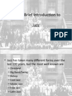 Brief Introduction to the Many Styles of Jazz