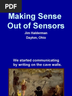 Making Sense of Sensors