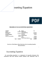 IBS Accounting Equation