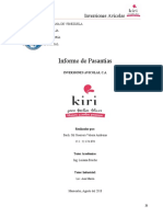 INFORME (Inversiones Avicolas, C.a.)