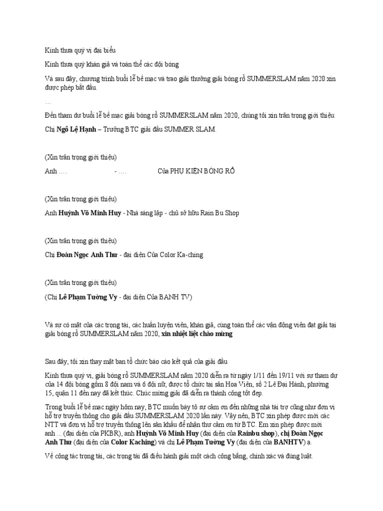 Script MC | PDF