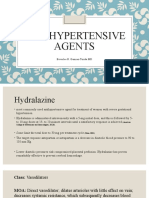 Anti-Hypertensive Agents: Beverlee R. Gamiao-Torida MD