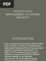 Download Productivity Improvement in Apparel Industry PptPesentation by sudincr SN51448407 doc pdf