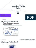 2.1 Analysing Social Media in Python