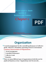 Chapter-1: Certificate Level-1 Batch Section-D Business and Finance