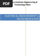 Practical Example On Measurement & Instrumentation Lab