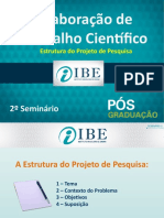 2 Seminario - Elaboracao de Trabalho Cientifico - 2 Parte