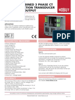 C-Tran Combined 3 Phase CT & Multifunction Transducer With Rs485 Output