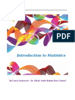 Introduction To Statistics - Lecture 1