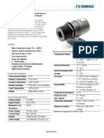 OSHFV-Series OS-HFV50 Model: High Field of View, High Temp, Fixed IR Sensor With 6-Digit LCD and Analog/digital Outputs