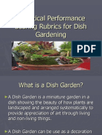 Analytical Performance Scoring Rubrics For Dish Gardening